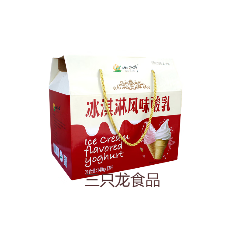 雅漫林(yamanlin)冰淇淋酸奶青海老酸奶冰激凌风味发酵乳高原酸奶140g