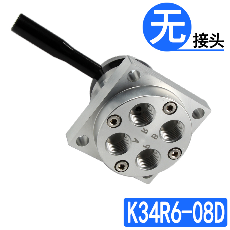 气动开关手转阀手动阀一进两出k34r6-08d气缸控制换向气阀手板阀l k34