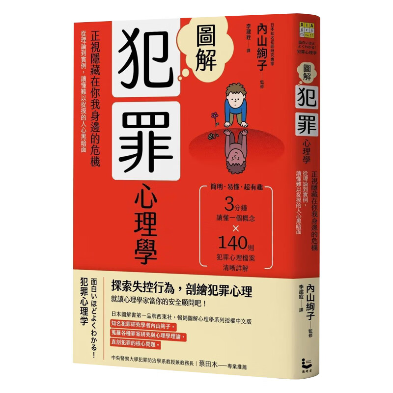 【现货】图解犯罪心理学:从理论到实例,读懂难以捉摸的人心黑暗面(二