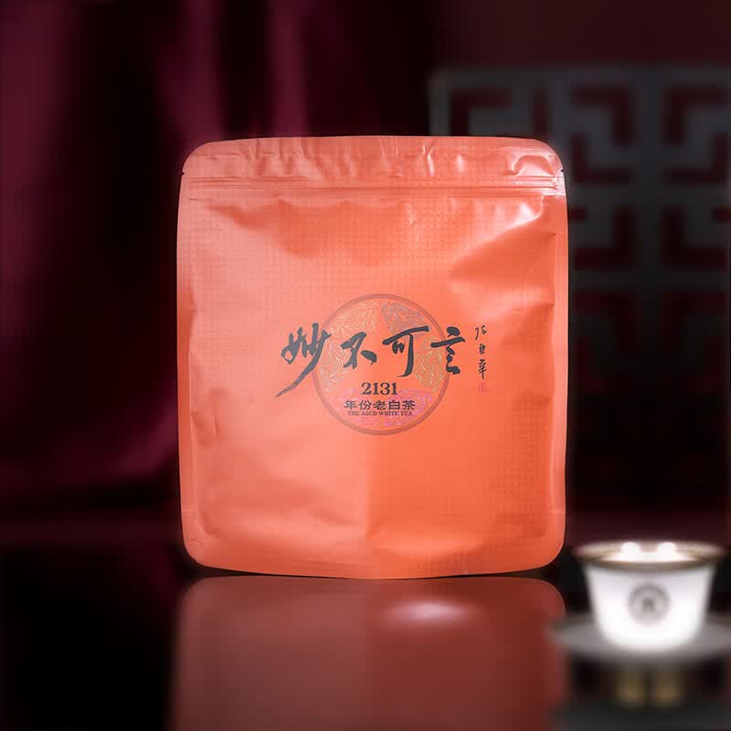 六妙白茶妙不可言年份老白茶饼白牡丹拼配茶叶福鼎白茶21年紧压 357g*1饼