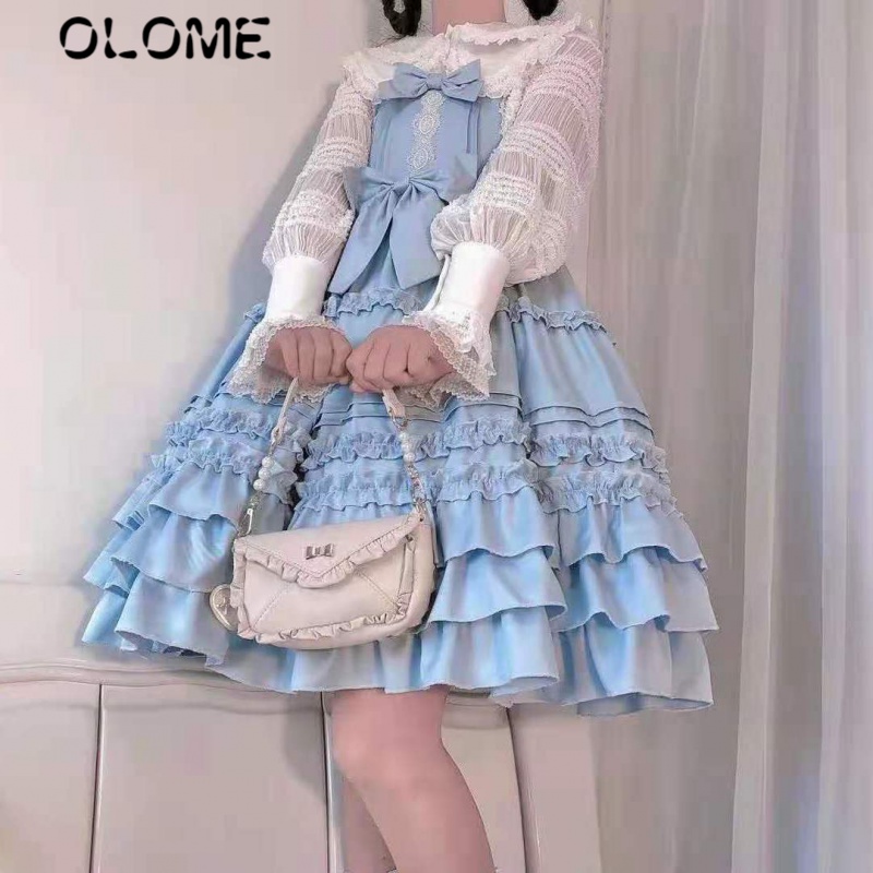 洛丽塔裙子成人洛丽塔lolita裙子柏林少女jsk可爱中古