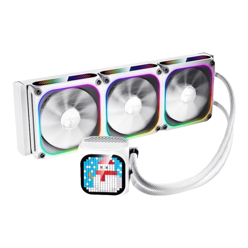 ��������� ħ��360ˮ��һ��ʽ̨ʽ��CPUɢ���� ARGB �Զ��������Ļ ��ɫ��������Ļ/�οձ߿���ȣ�