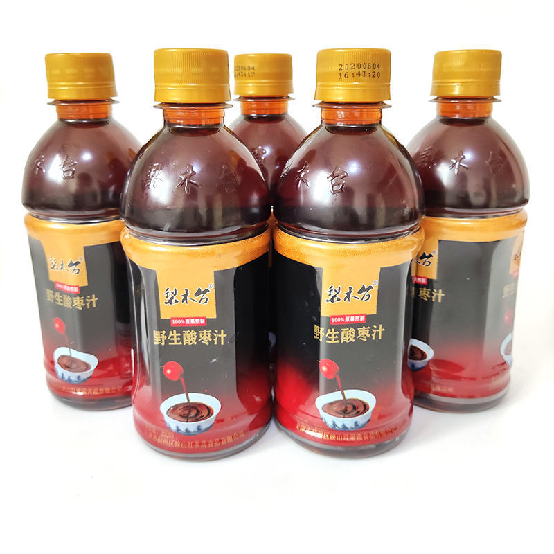 梨木台酸枣汁天津蓟县州特产饮料整箱原果熬制 3瓶(360ml/瓶)塑料瓶装