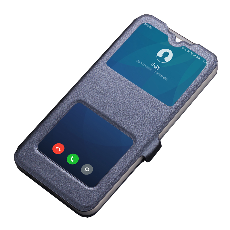 镇都兴华为Nova8se手机壳JSCAN00透明开窗nova8se活力版智能皮套翻盖式磁吸CHLAL Nova8 SE【宝蓝】配钢化膜