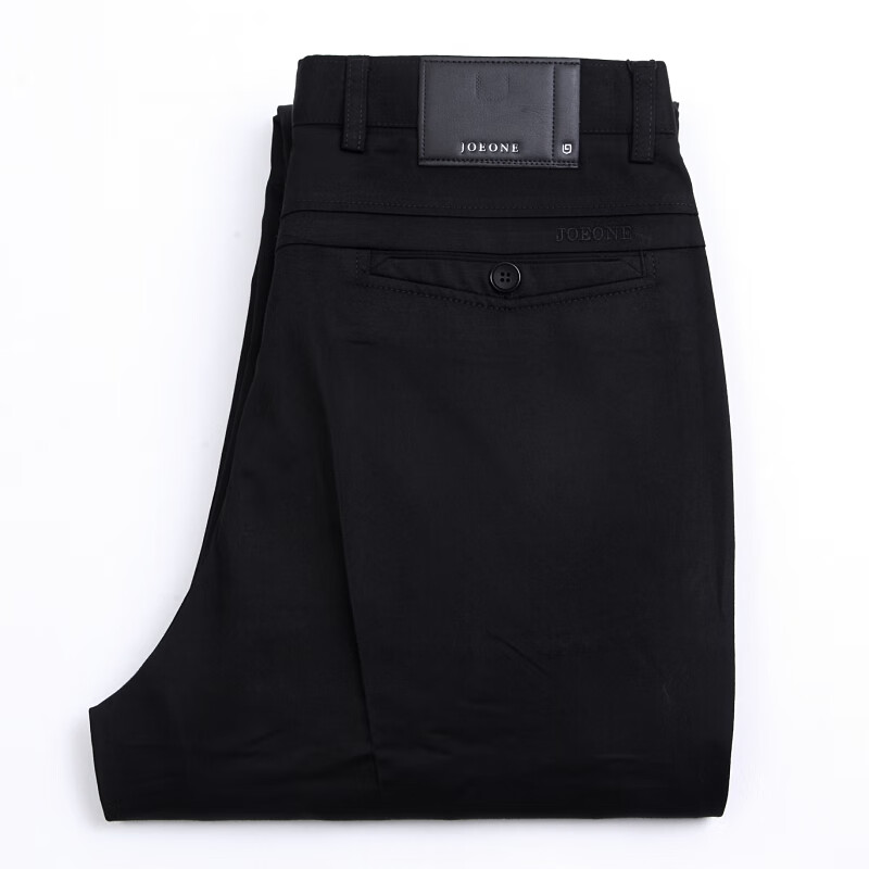 薄款免烫抗皱中高腰直筒长裤店 黑色 jb199567t 31码腰围2尺4腰围80cm