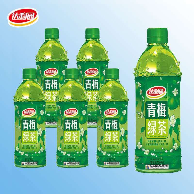 青梅绿茶500ml 茶饮料果味茶饮料饮品酸甜青梅绿茶整箱夏日饮品 7月