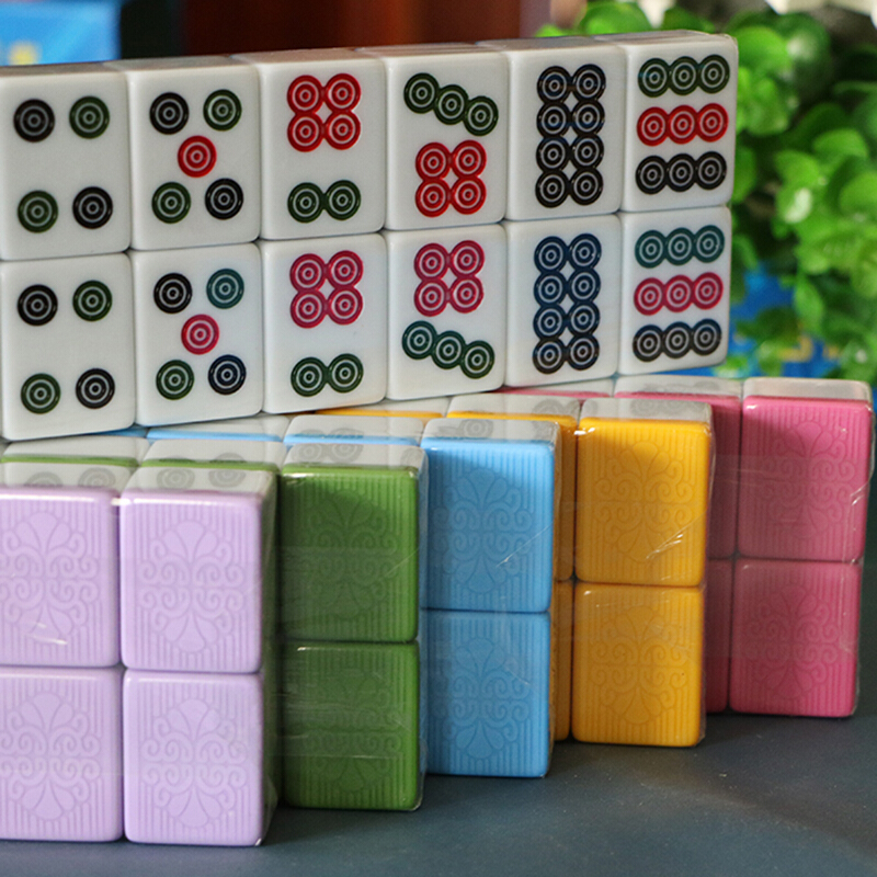 贺杨喻麻将40张 二八杠/筒子功中大号38/40毫米筒子牌恒染bj 38#一级