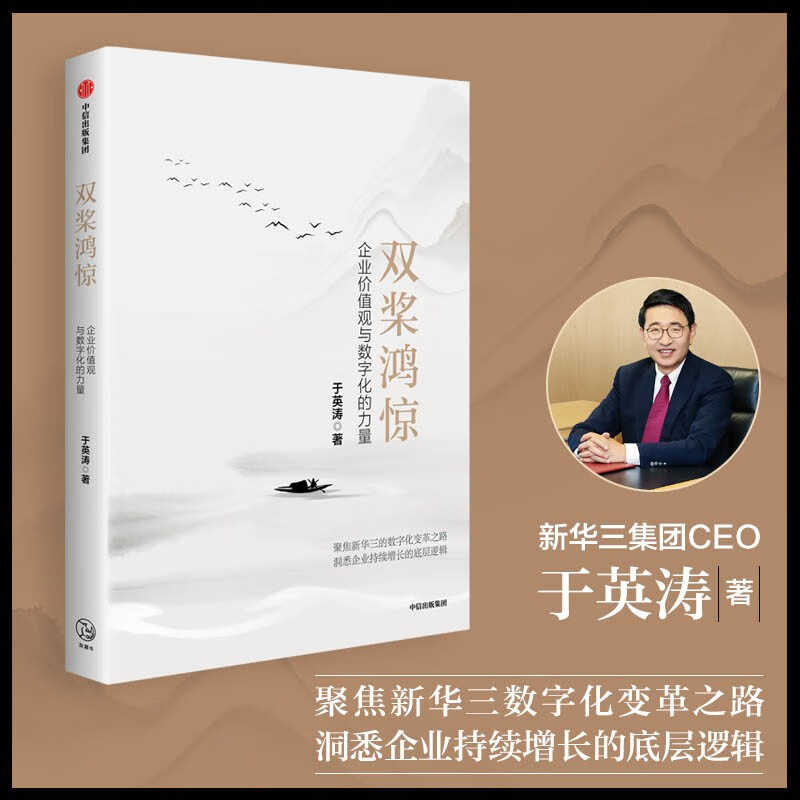 自营 双桨鸿惊 企业价值观与数字化的力量 于英涛著 聚焦新华三的数字化变革之路 洞悉企业持续增长的底层逻辑 小而美隐形冠军的数字化变革之路 中信出版社