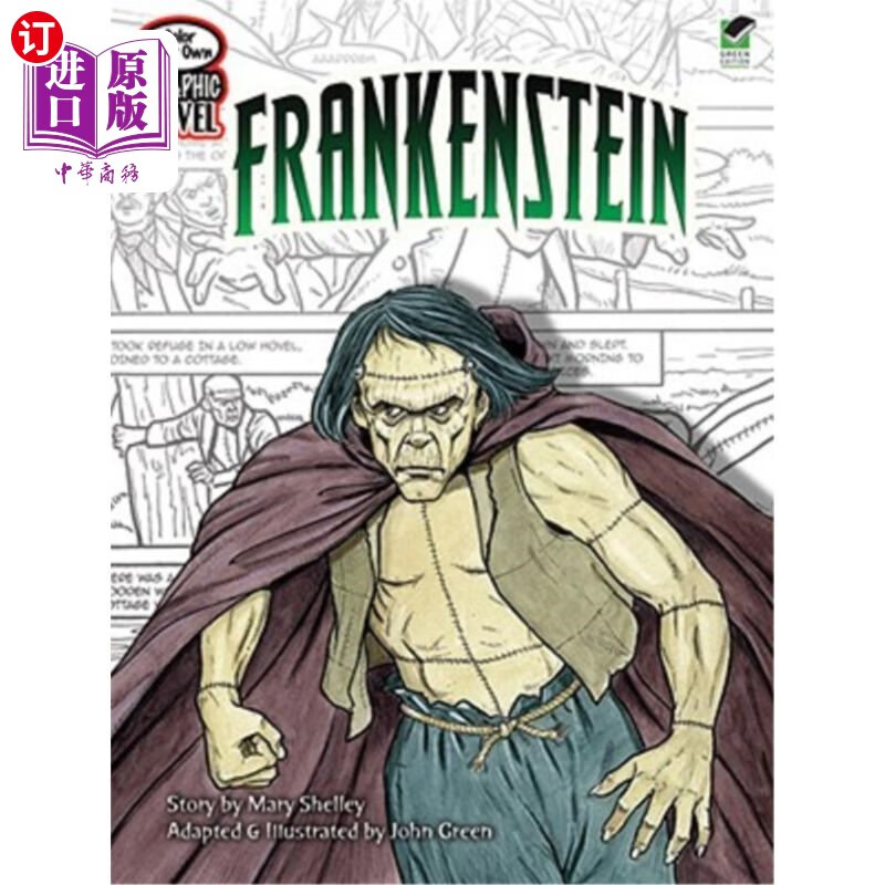 own graphic novel frankenstein 给你自己的漫画小说《弗兰肯斯坦》