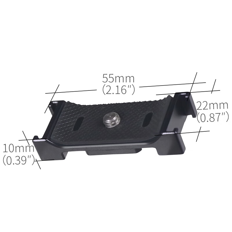 飞超L型横竖拍支架适用全景运动相机影石360 X4快装快拆板Insta360 X3/X2磁吸折叠两卡底座转接配件 X3X2运动相机快装快拆上板*ZS51450-E8