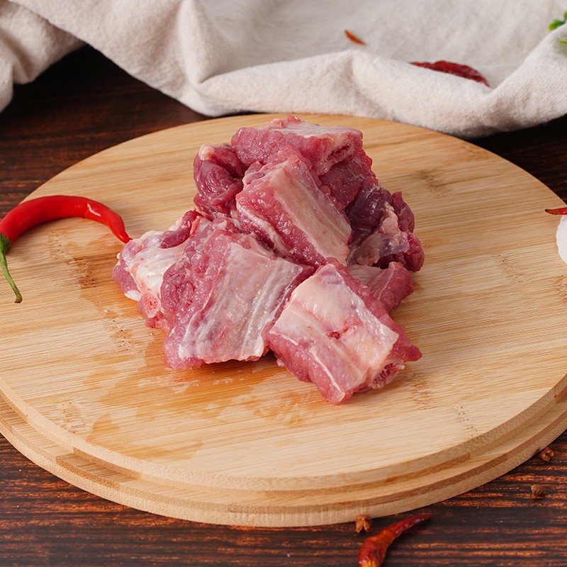 王明公 黑猪精排骨2000克新鲜土猪肉红烧排骨新鲜冷冻猪肋排 2000克