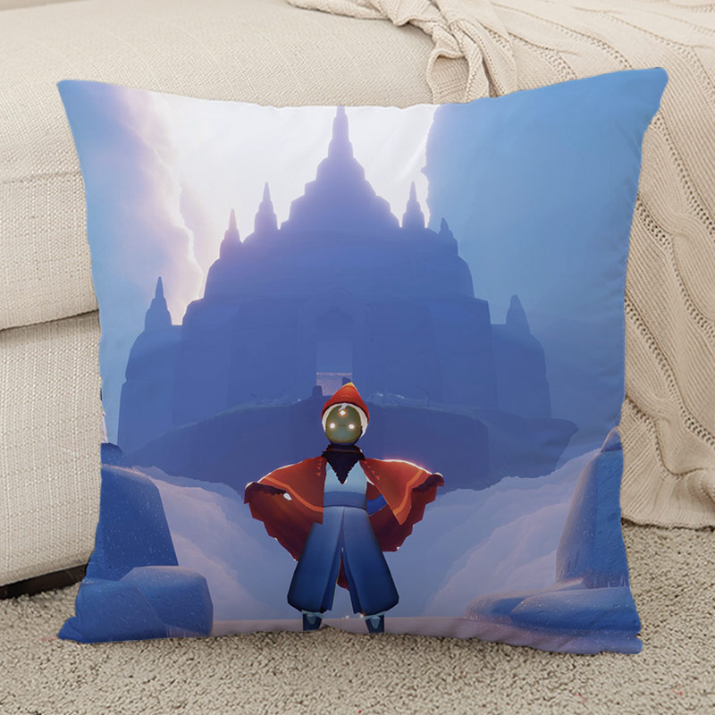 sky 光遇周边抱枕来图定制卡卡白鸟螃蟹龙骨动漫二次靠枕头 11 常规