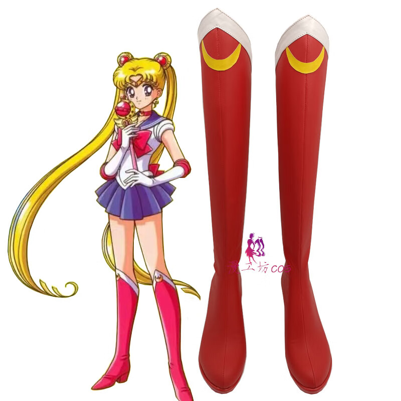 莞都喵呜小铺高品质美少女战士月野兔cos鞋子动漫人物cosplay
