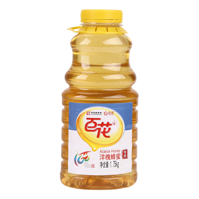 百花洋槐花蜂蜜1750g 家庭装天然0添加 百年老字号 品质值得信赖