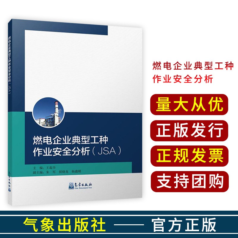 燃电企业典型工种作业安全分析（JSA） 王起全主编 气象出版社 燃电企业典型工种作业安全分析（JSA）