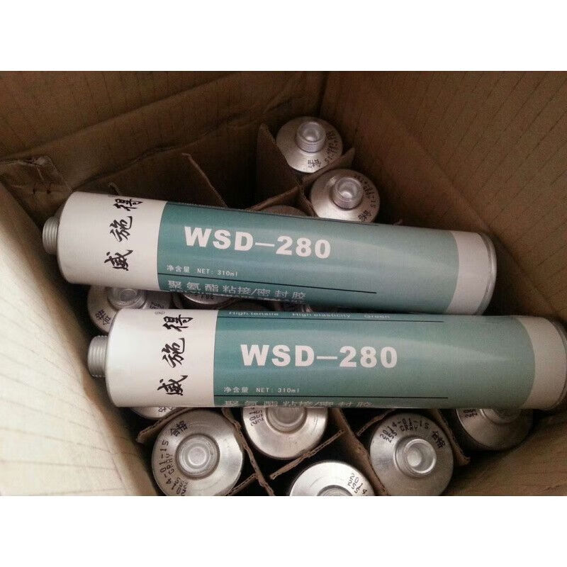 聚氨酯粘接密封胶 密封防水粘接可上漆不含硅超低气味 白色胶310ml