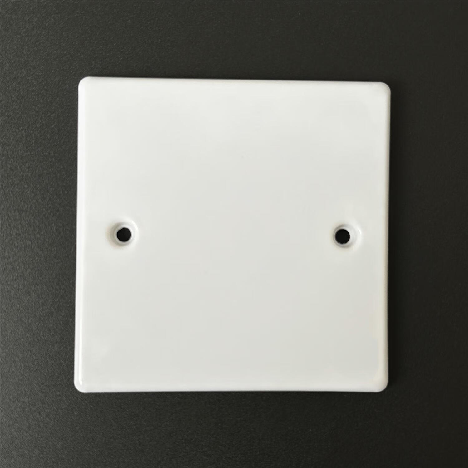 施韵令86型空白面板pvc线盒盖板工程款明暗盒保护盖接线盒白板插座