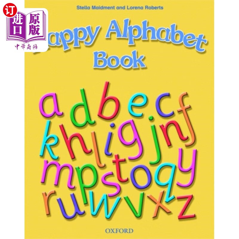 海外直订happy alphabet book 快乐的字母书