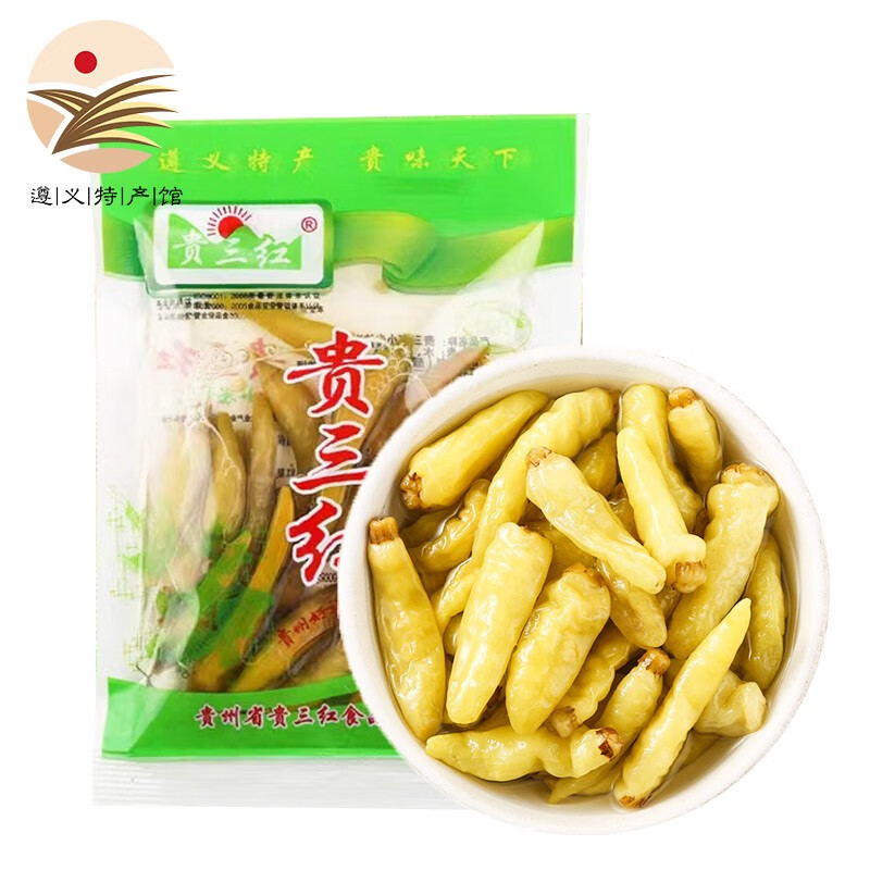 黔婆婆贵州特产老坛泡椒小米辣朝天椒酸辣泡椒凤爪青椒家用腌制调味料