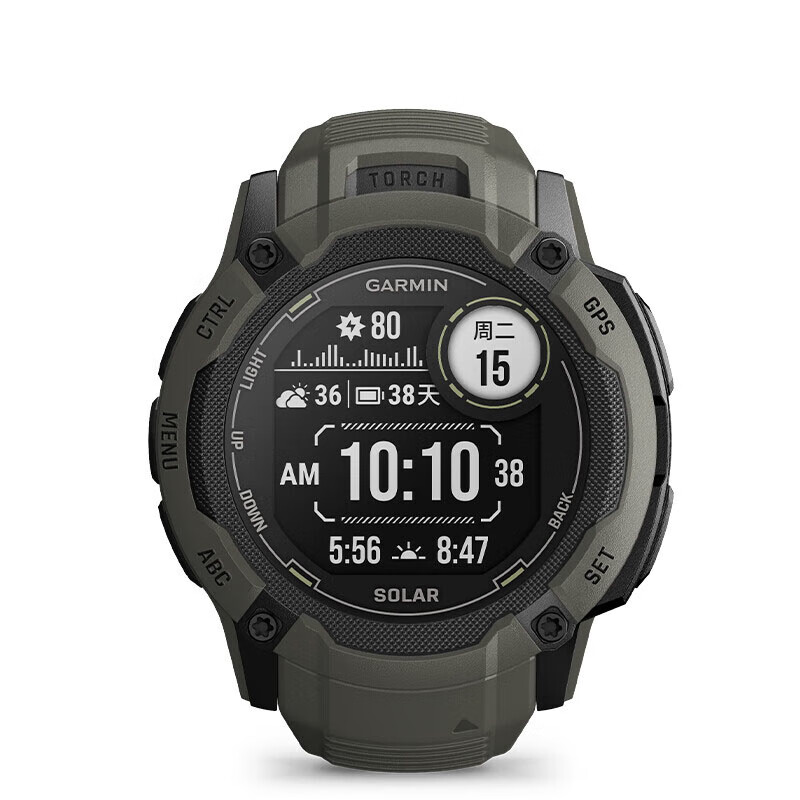 佳明(garmin)instinct 2x本能2x户外运动手表智能专业跑步骑行太阳能