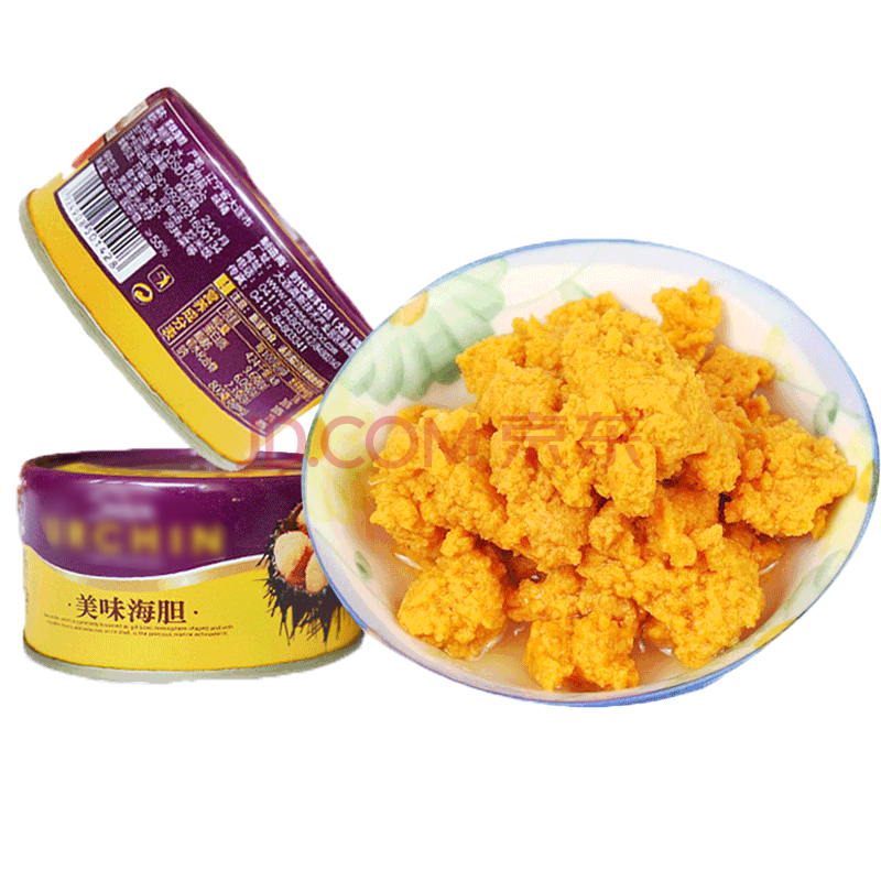 郦狼 美食美味海胆罐头120g开罐即食海胆黄辽宁大连特产海胆刺 海胆