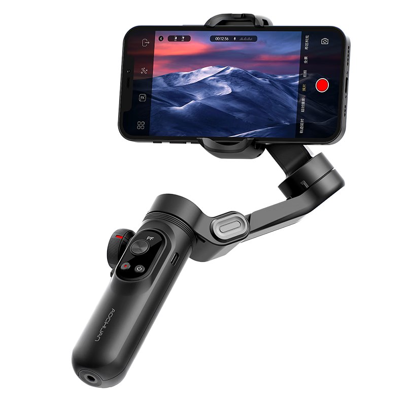 奥川 samrt X Pro标配黑色款 手机稳定器三轴防抖手持云台vlog拍摄视频平衡自拍跟拍直播 Smart X pro 【黑色】