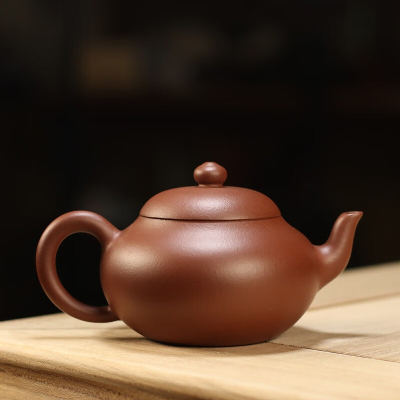 壶紫泥底槽清国工熊菊平古法手工制作功夫茶具泡茶壶 梨型壶(约220ml)