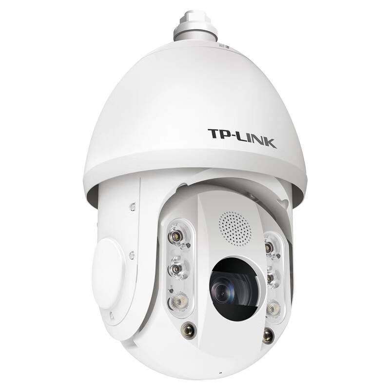 tp-link高清监控摄像头 800万红外工业级监控器 家用商用工地景区室外