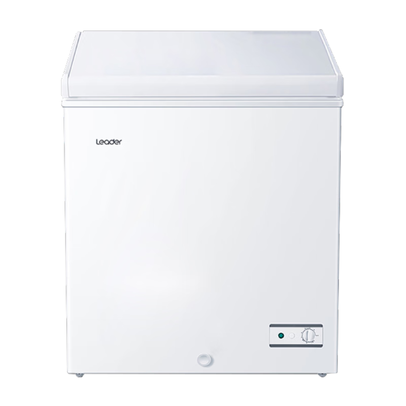 海尔冰柜家用小型无除霜冷冻柜深冷速冻卧式大容量