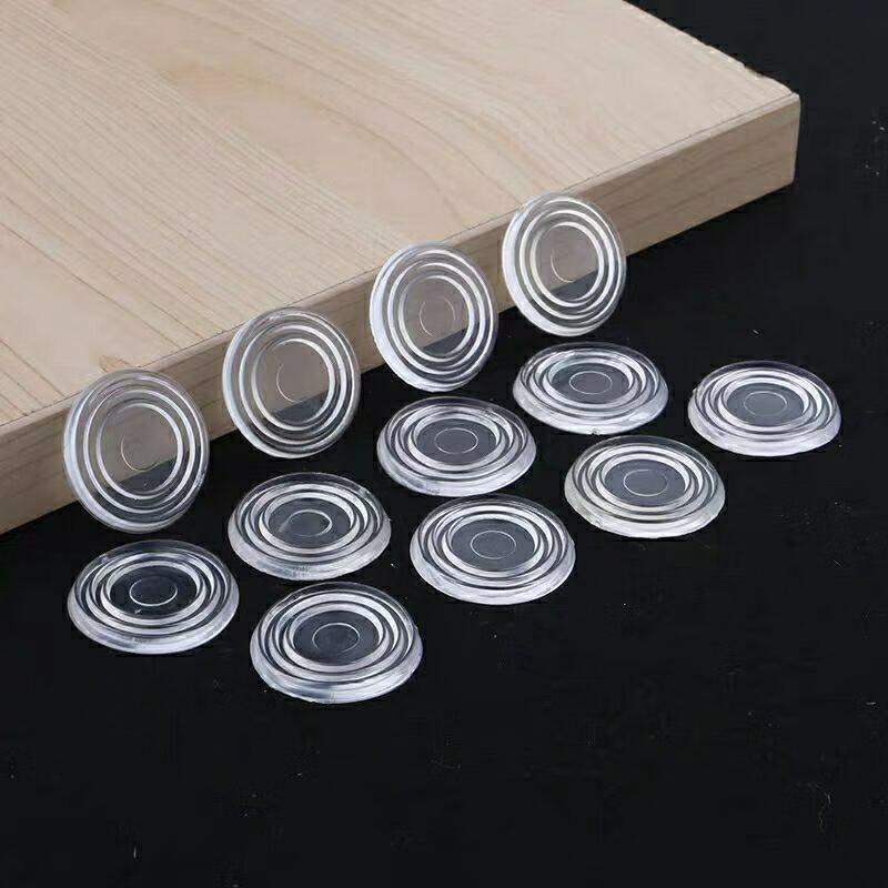 ouio防滑双面透明玻璃垫片茶几餐桌台面钢化玻璃固定防滑垫片 大小号