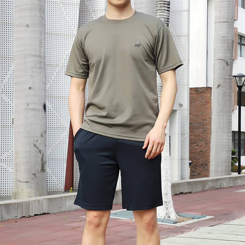 军佑 陆体能训练套装军训夏季军迷短袖短裤作训服新式速干t恤 175/92