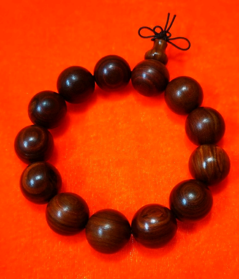 snqpa桃木手串雷击木桃木老根手链本命年手把件不怕水不掉色 带佛头