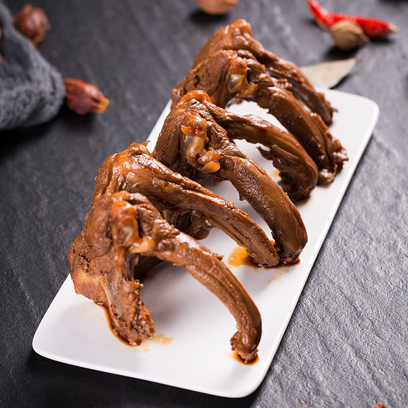 沈万三卤味鸭锁骨苏州昆山特产休闲零食鸭货鸭架子网红熟食卤味下酒菜 鸭锁骨315g独立小包装