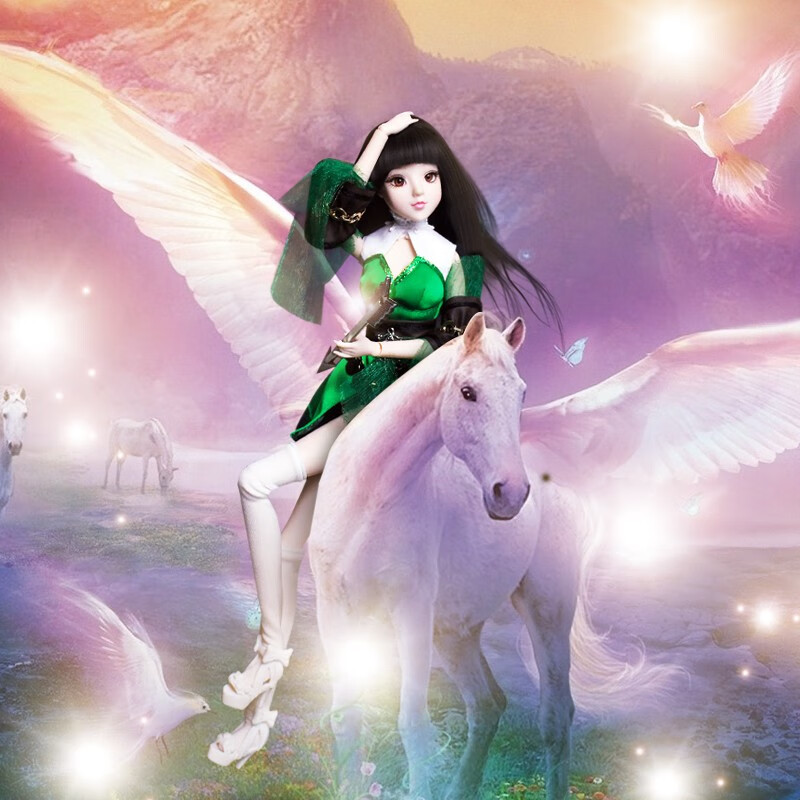 娃娃公主洋娃娃儿童玩具仿真关节bjd人偶女生生日礼物 12星座 射手座