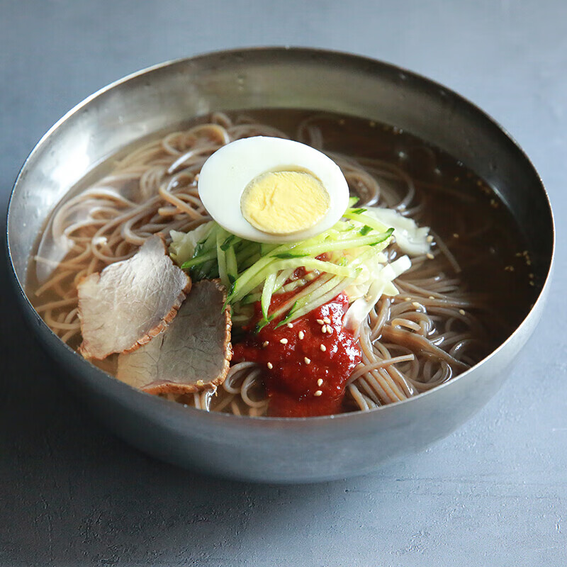 虎钢馋服务大楼冷面 5袋装延吉朝鲜族冷面 东北延边大冷面韩国冷面