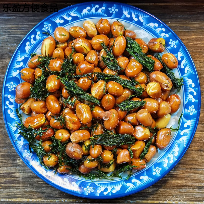 哺食旺海苔花生下饭下酒菜零食小吃苔条香酥脆苔菜花生米花生仁宁波