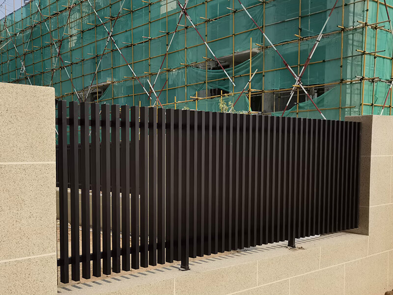 墨薰槿铝艺护栏新中式简约围栏铝合金现代别墅阳台栏杆室外小区院