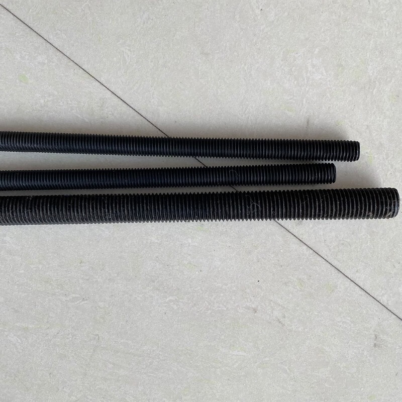 8级国标全螺纹牙条牙棒螺柱丝杠m10m30m42m45m48 m24*3米 一根