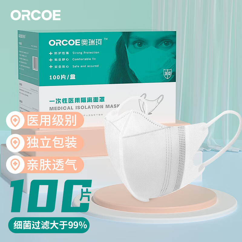 口罩价格历史与销量趋势分析，奥瑞珂独立包装3D口罩评测