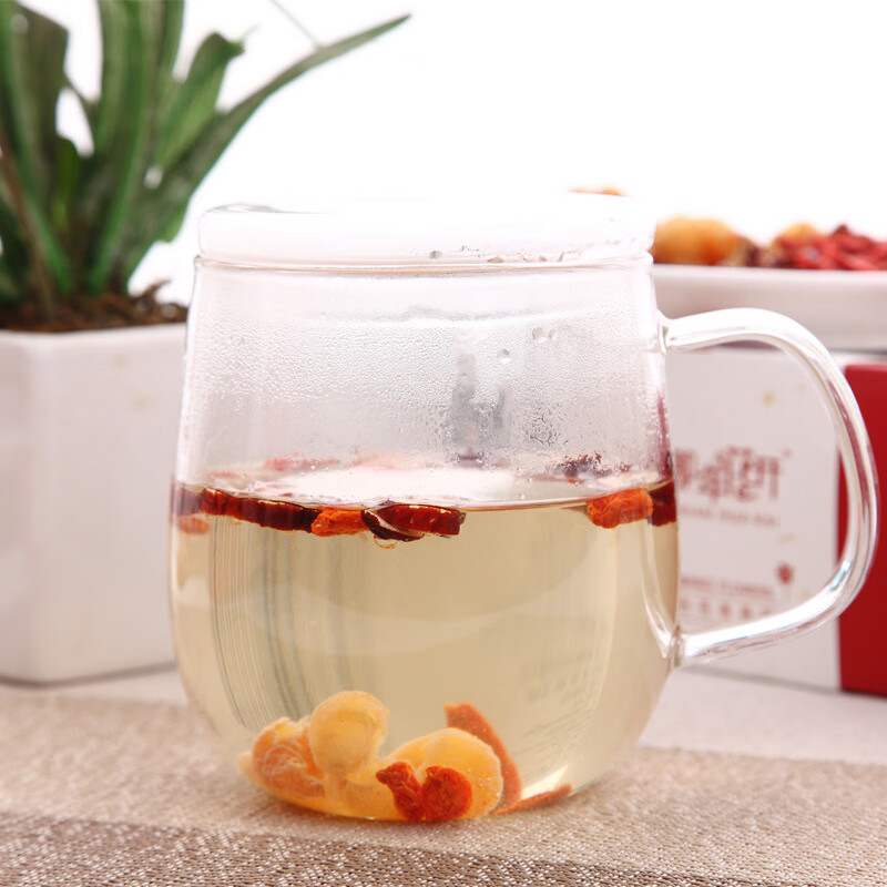 得人如魚（Derenruyu）桂圆红枣枸杞茶组合花草茶300g批发 八宝组合茶女人茶包一件 塑封桂圆红枣枸杞茶300克/盒