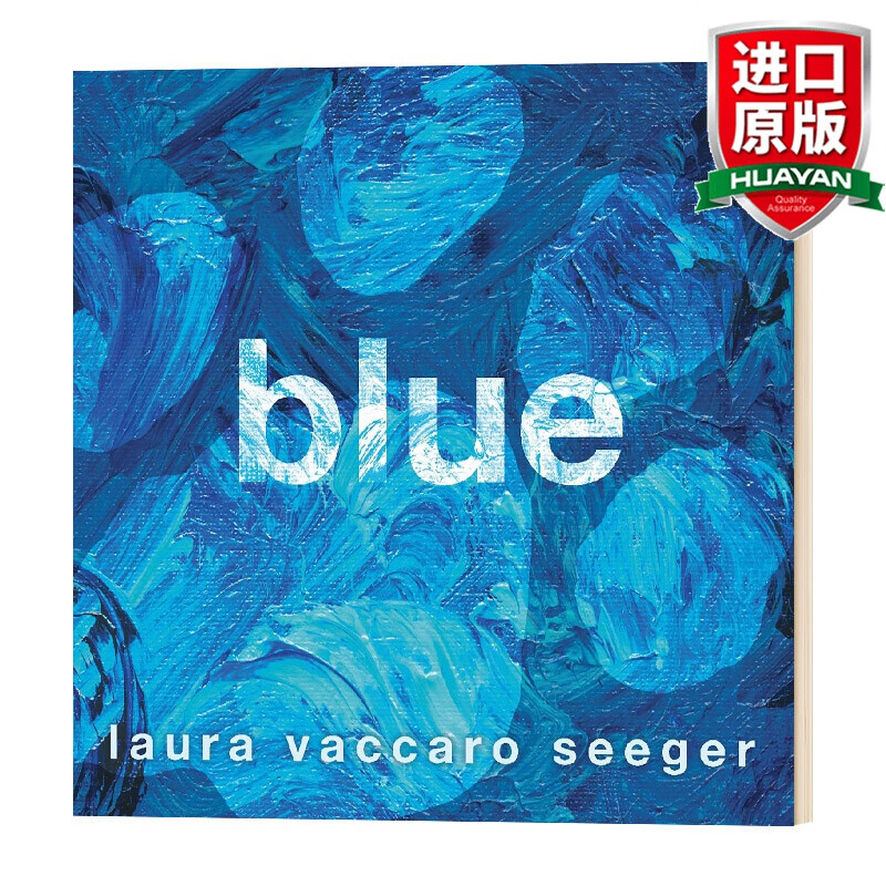 blue 英文原版 蓝色 狗狗与男孩的蓝色生活 艺术绘本 英文版 精装