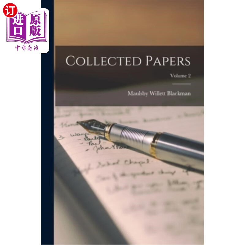 海外直订collected papers; volume 2 收集的文件;卷2