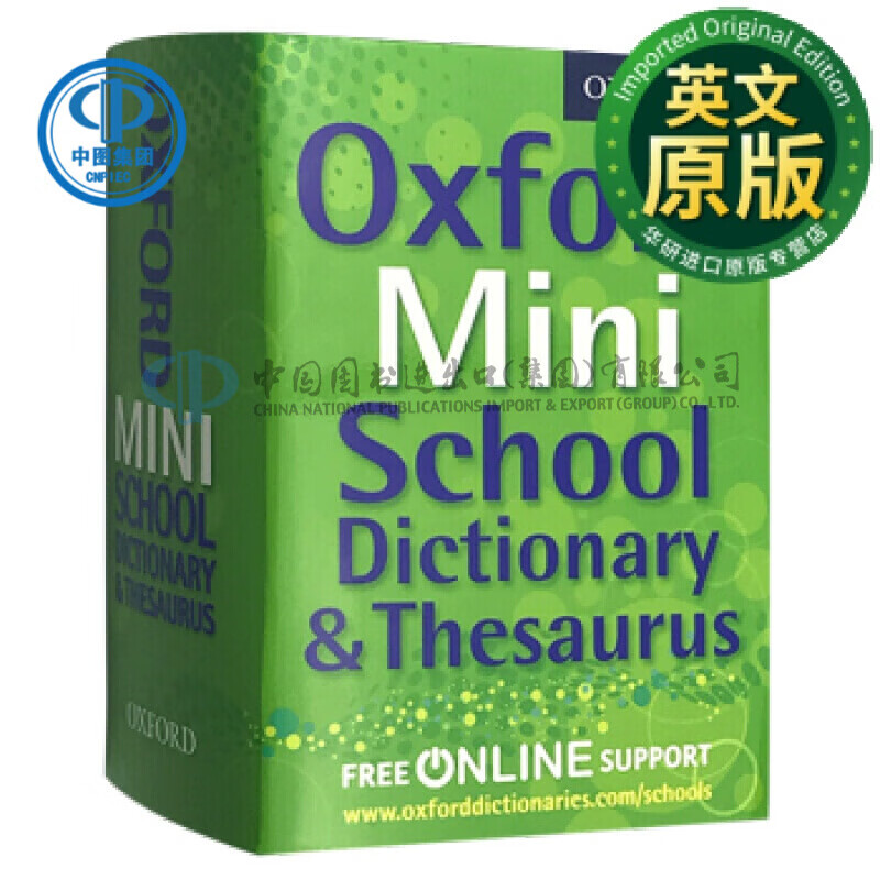 预售 牛津英国小学英语词典 英文原版 Mini School Dictionary & Thesaurus