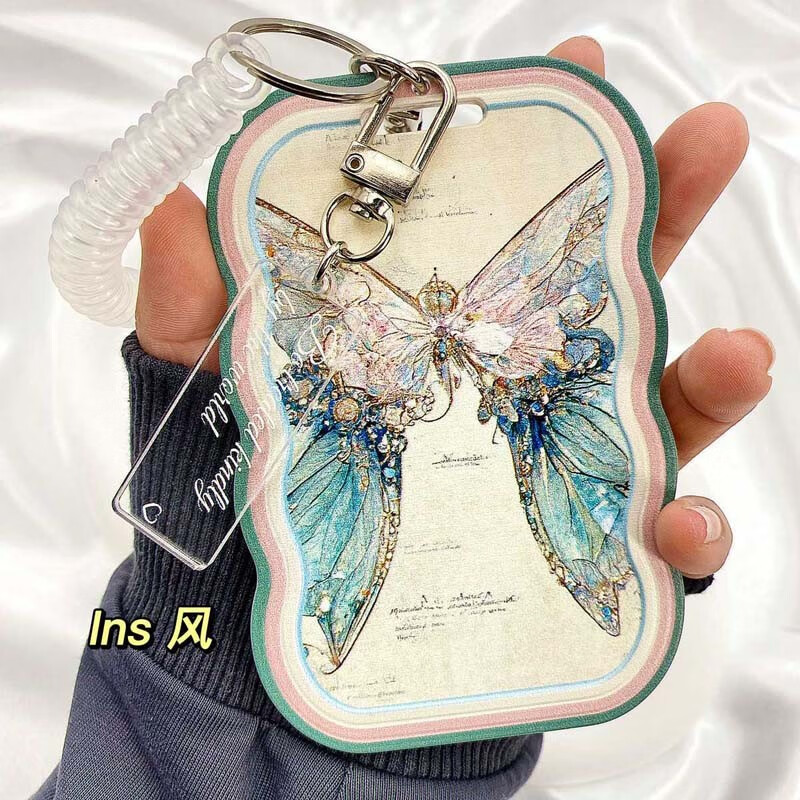 新中式学生卡套小众设计感校园卡饭卡公交卡工作证厂牌身份证保护