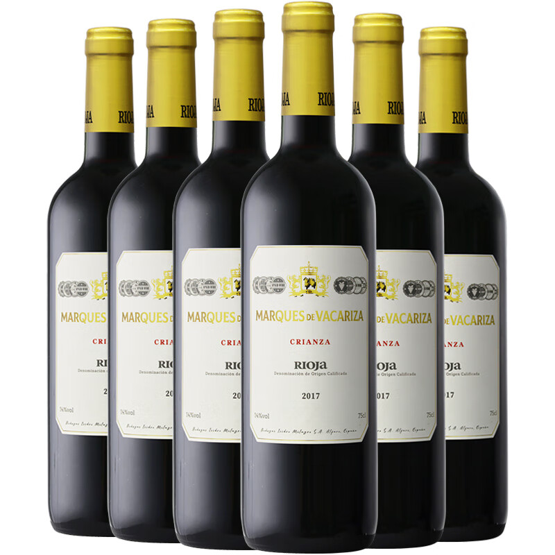 个月橡木桶熟化里奥哈侯爵酒庄陈酿级别(crianza)干红14度葡萄酒6支装