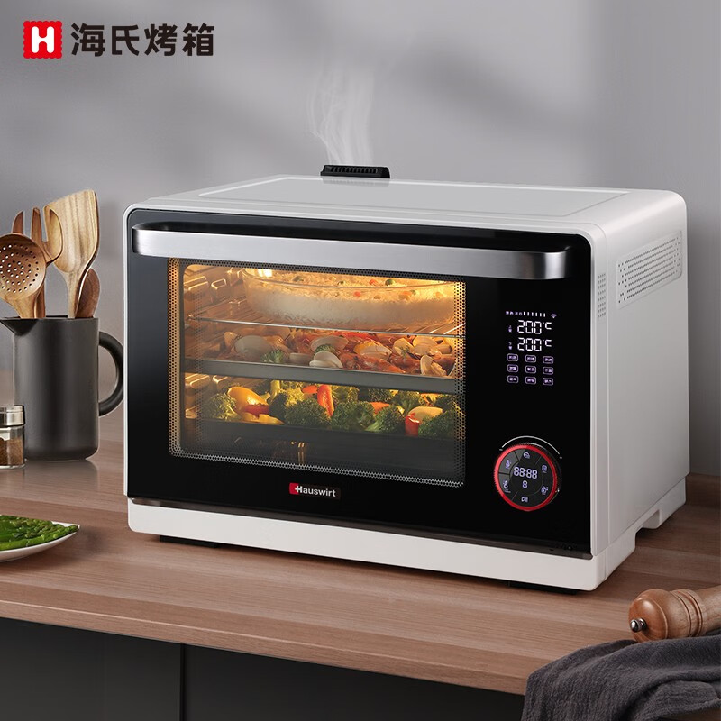 海氏 蒸烤箱一体机家用多功能台式电蒸箱烤箱30升 T35