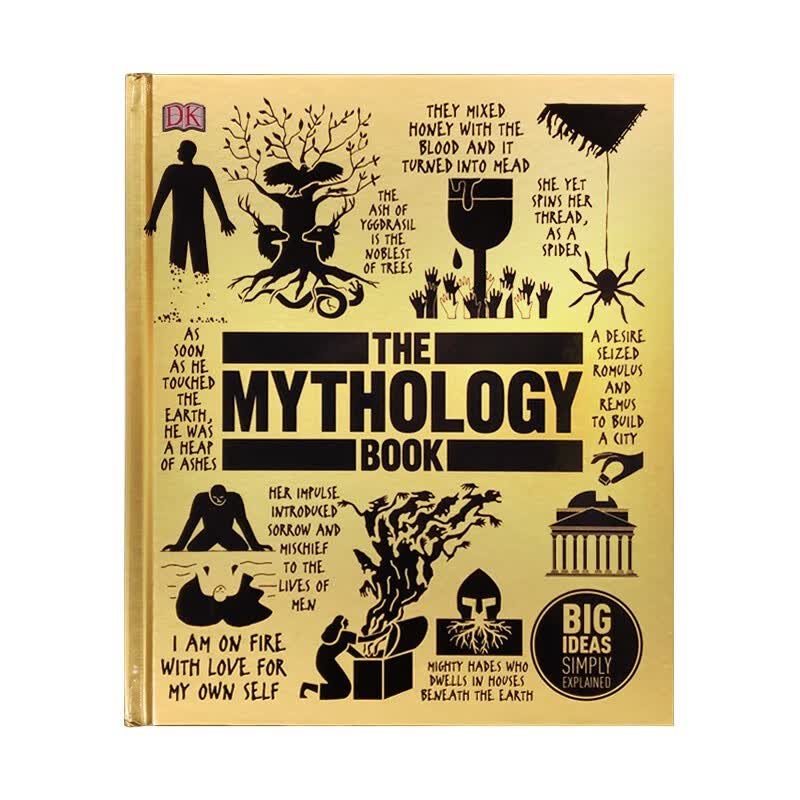 现货英文原版 DK百科丛书 The Mythology Book 神话百科全书 图解艺术百科 图文解读经典艺术作品 DK百科全书