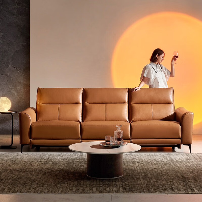 顾家家居真皮沙发配置参数