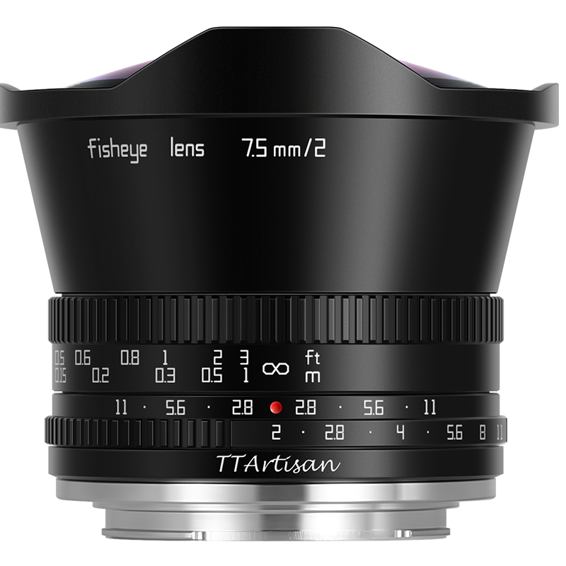 ���� 7.5mm f2������۶�����ͷ�ǿշ羰����������X����E����Z����RF����L����΢�������ͷ ��ɫ ����RF��(�뻭��)