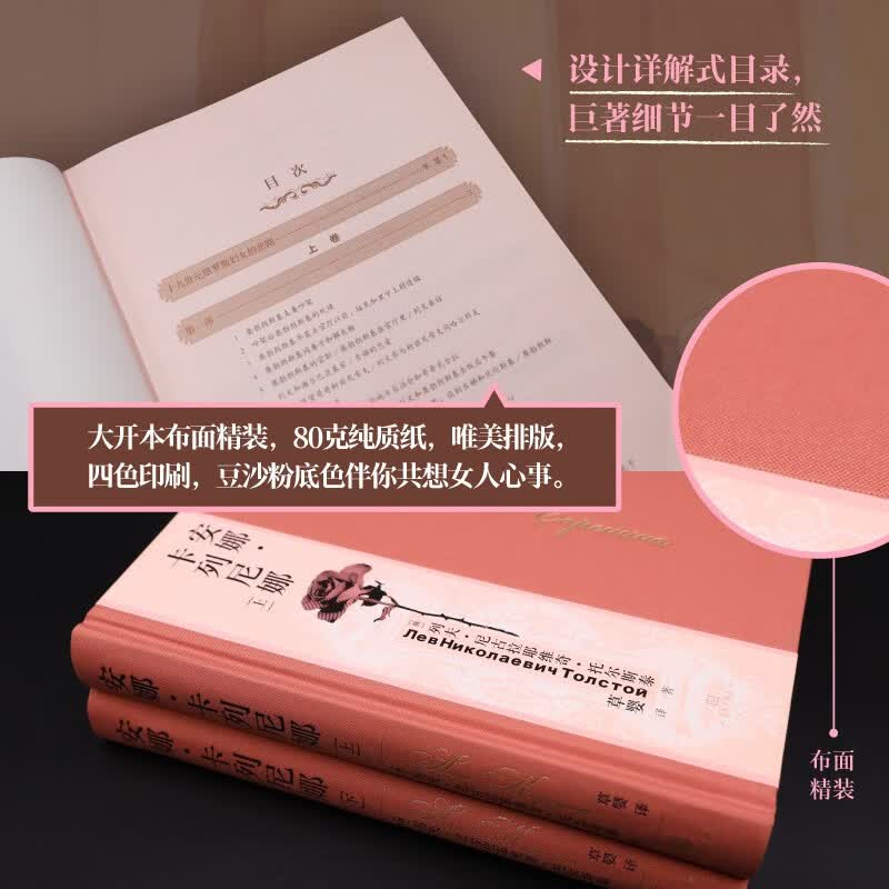 安娜·卡列尼娜(全2册) 2019年《时代周刊》史上伟大的百部小说之一 世界文豪列夫·托尔斯泰的三大长篇之一 世界长篇小说的巅峰之一 (俄罗斯)列夫·托尔斯泰 著 世界名著